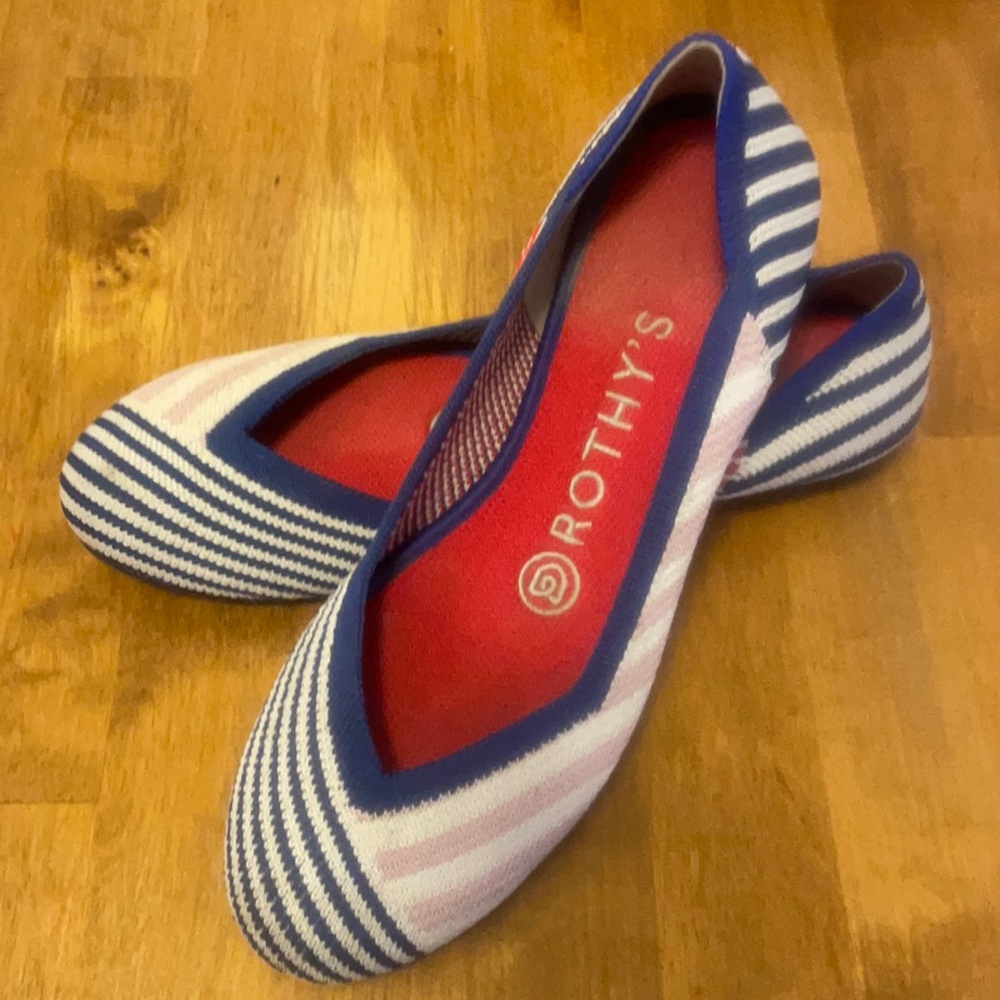 Rothy’s Striped Flats